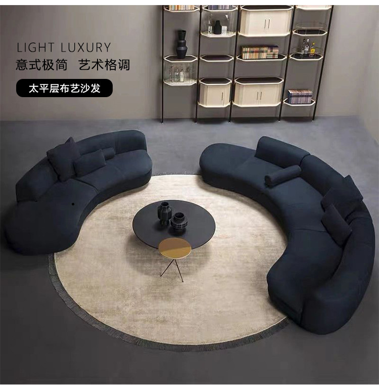 Luxury Large-Size Three-Seat Sofa - Image 2