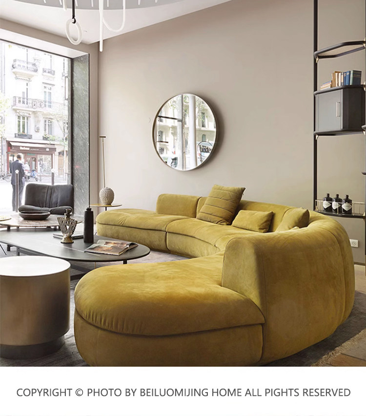 Luxury Large-Size Three-Seat Sofa - Image 4