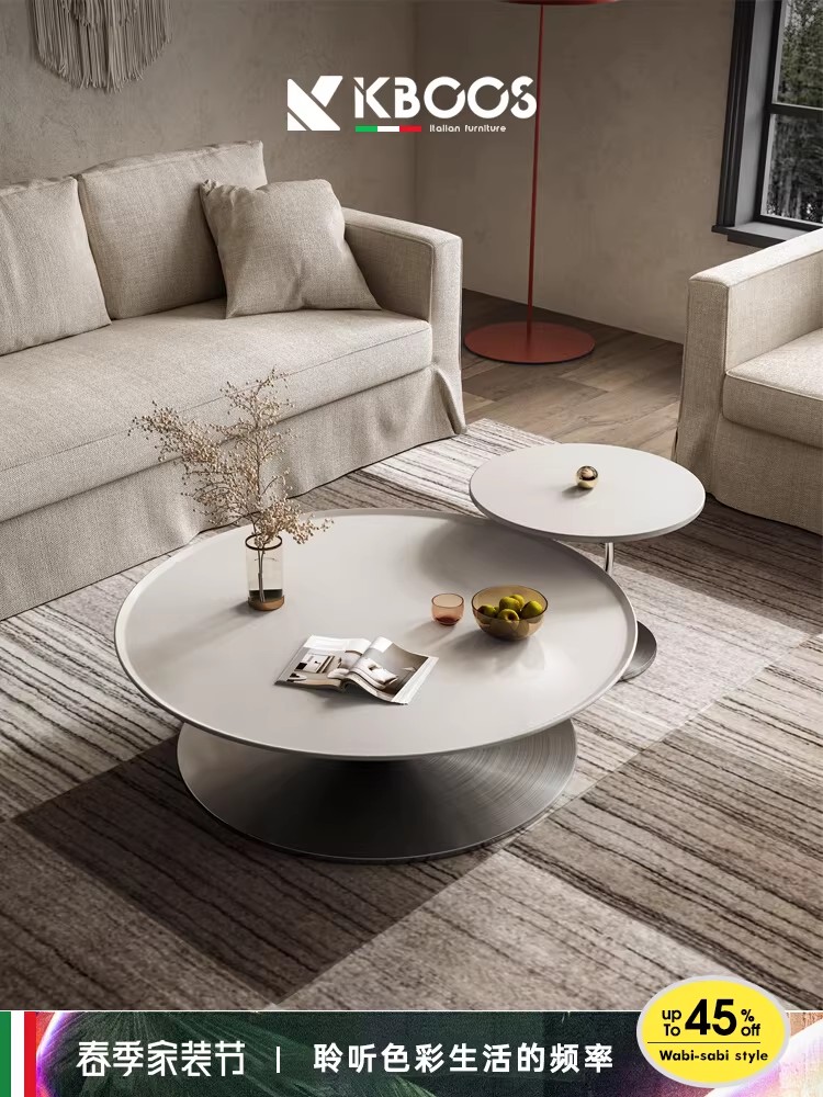 Eco-Friendly Board Baking Paint Combined Coffee Table